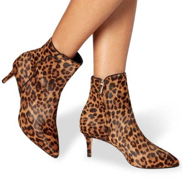 Sarah Flint Shoes - sarah flint • perfect dress bootie chocolate leopard hair calf • 41 / 10